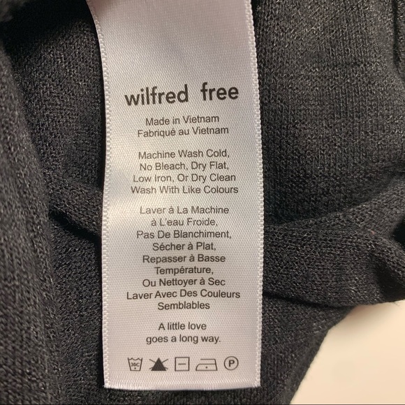 Aritzia Wilfred BLACK Cold-shoulder Sweater - Picture 6 of 6